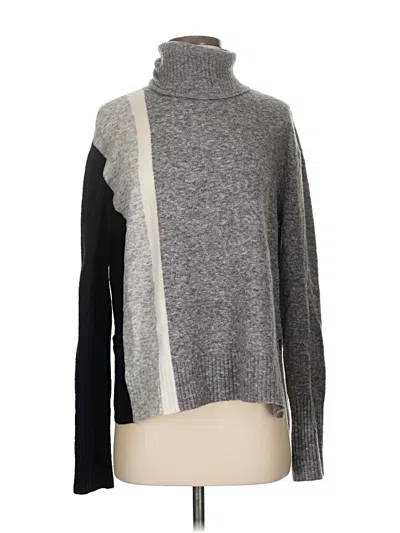 Pre-owned Athleta Turtleneck Sweater In Gray