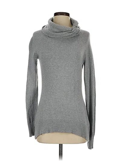 Pre-owned Athleta Turtleneck Sweater In Gray