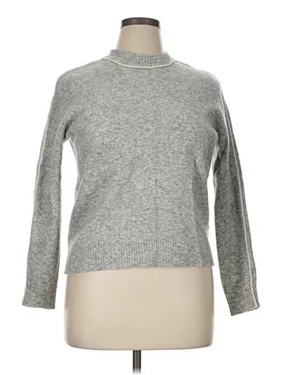 Pre-owned Athleta Turtleneck Sweater In Gray