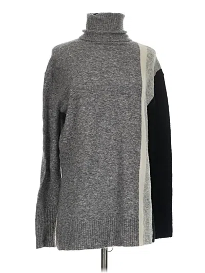 Pre-owned Athleta Turtleneck Sweater In Gray