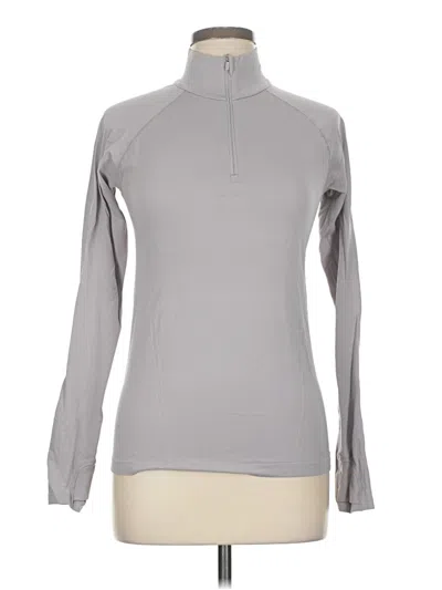 Pre-owned Athleta Turtleneck Sweater In Gray