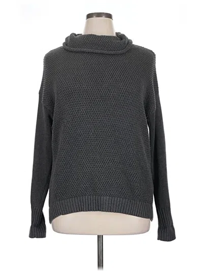 Pre-owned Athleta Turtleneck Sweater In Gray
