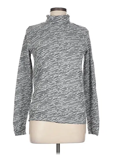 Pre-owned Athleta Turtleneck Sweater In Gray