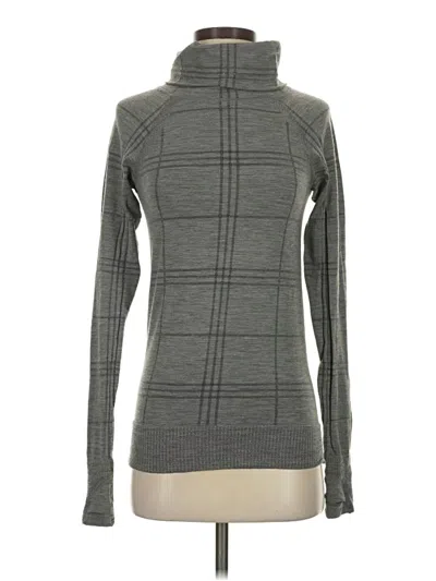 Pre-owned Athleta Turtleneck Sweater In Gray