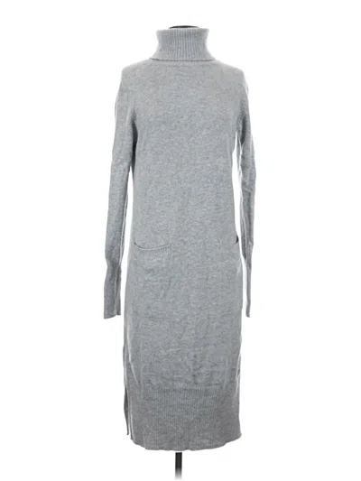 Pre-owned Athleta Turtleneck Sweater In Gray