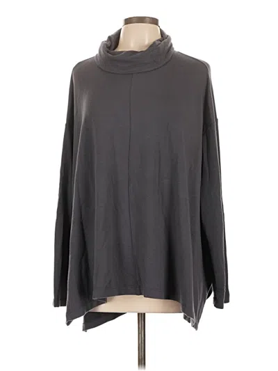 Pre-owned Athleta Turtleneck Sweater In Gray