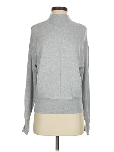 Pre-owned Athleta Turtleneck Sweater In Gray