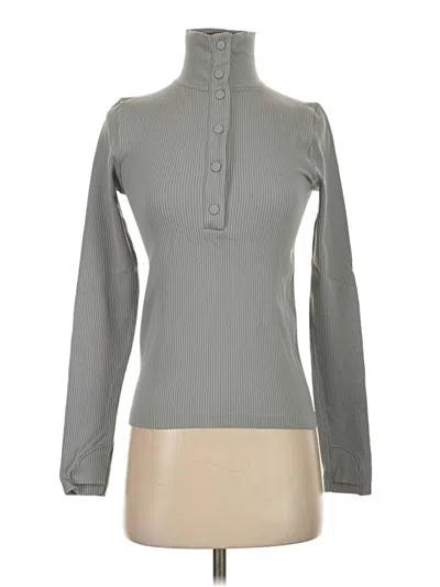 Pre-owned Athleta Turtleneck Sweater In Gray