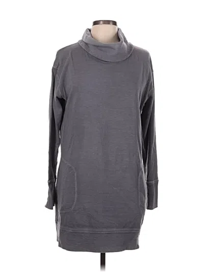 Pre-owned Athleta Turtleneck Sweater In Gray
