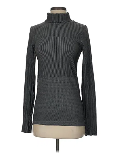 Pre-owned Athleta Turtleneck Sweater In Gray