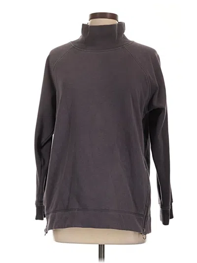 Pre-owned Athleta Turtleneck Sweater In Gray