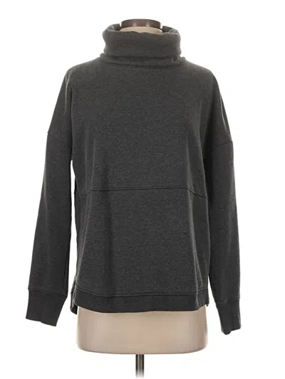 Pre-owned Athleta Turtleneck Sweater In Gray