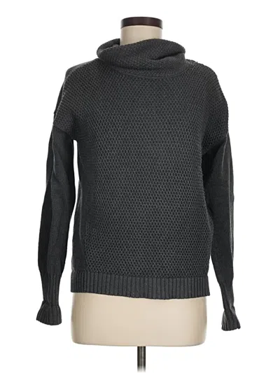 Pre-owned Athleta Turtleneck Sweater In Gray