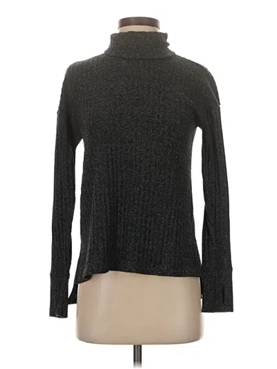 Pre-owned Athleta Turtleneck Sweater In Gray