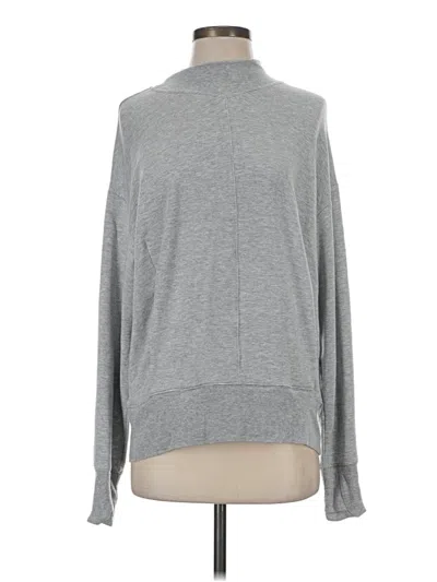 Pre-owned Athleta Turtleneck Sweater In Gray