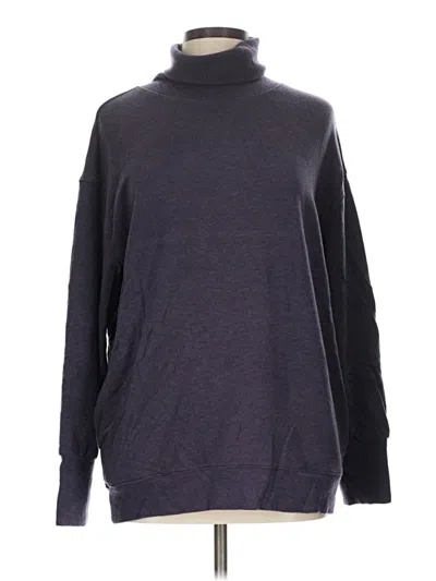 Pre-owned Athleta Turtleneck Sweater In Gray