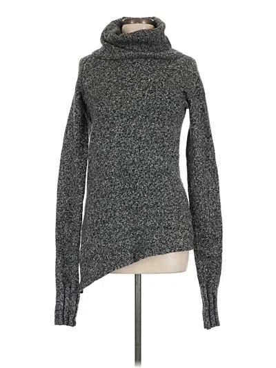 Pre-owned Athleta Turtleneck Sweater In Gray