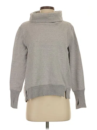 Pre-owned Athleta Turtleneck Sweater In Gray