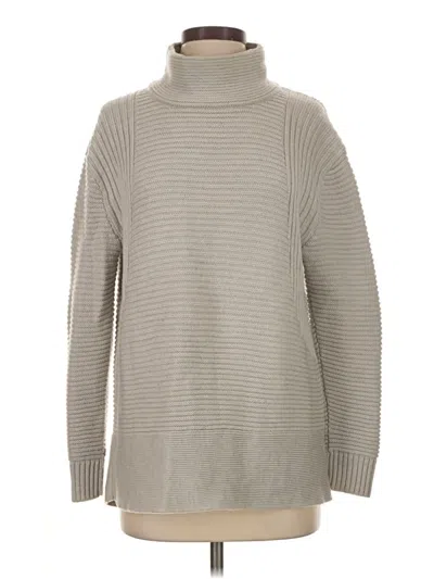 Pre-owned Athleta Turtleneck Sweater In Gray