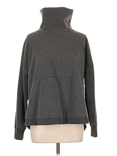 Pre-owned Athleta Turtleneck Sweater In Gray