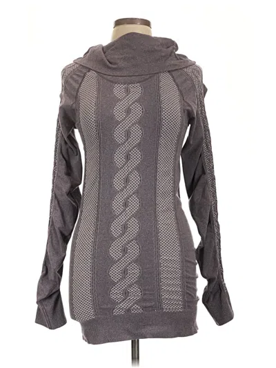Pre-owned Athleta Turtleneck Sweater In Gray