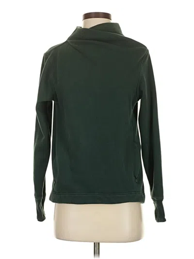 Pre-owned Athleta Turtleneck Sweater In Green