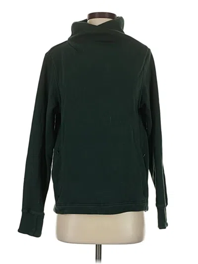Pre-owned Athleta Turtleneck Sweater In Green