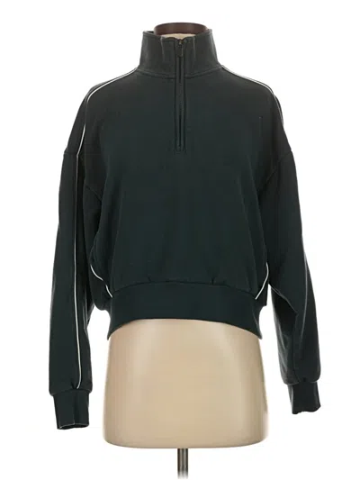 Pre-owned Athleta Turtleneck Sweater In Green