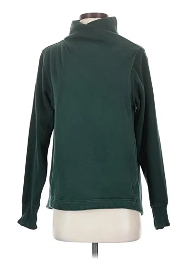 Pre-owned Athleta Turtleneck Sweater In Green