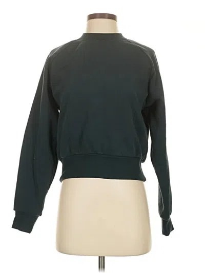 Pre-owned Athleta Turtleneck Sweater In Green