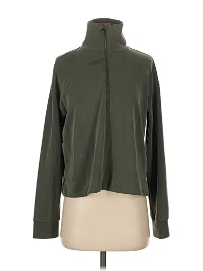 Pre-owned Athleta Turtleneck Sweater In Green