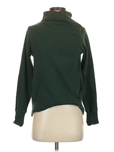 Pre-owned Athleta Turtleneck Sweater In Green