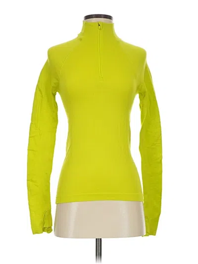 Pre-owned Athleta Turtleneck Sweater In Green