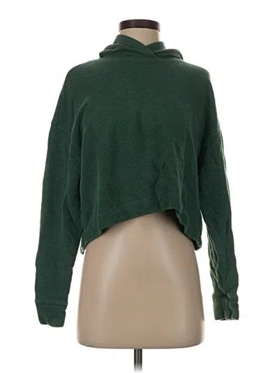 Pre-owned Athleta Turtleneck Sweater In Green