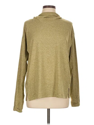 Pre-owned Athleta Turtleneck Sweater In Green