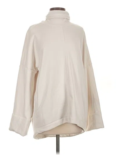 Pre-owned Athleta Turtleneck Sweater In Ivory