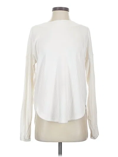 Pre-owned Athleta Turtleneck Sweater In Ivory