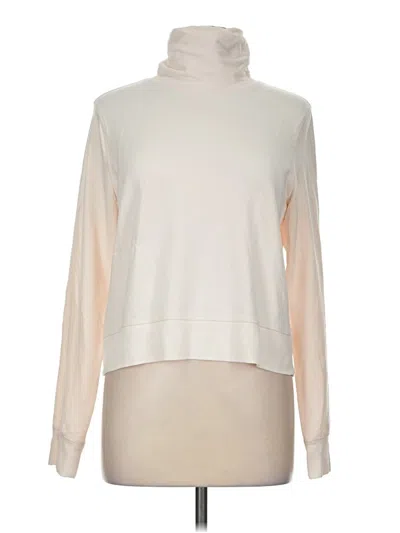 Pre-owned Athleta Turtleneck Sweater In Ivory