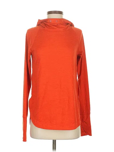 Pre-owned Athleta Turtleneck Sweater In Orange