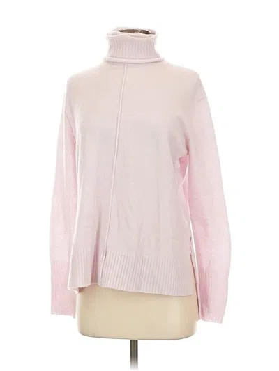Pre-owned Athleta Turtleneck Sweater In Pink