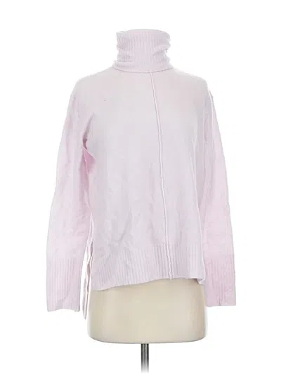 Pre-owned Athleta Turtleneck Sweater In Pink