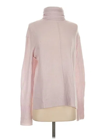 Pre-owned Athleta Turtleneck Sweater In Pink