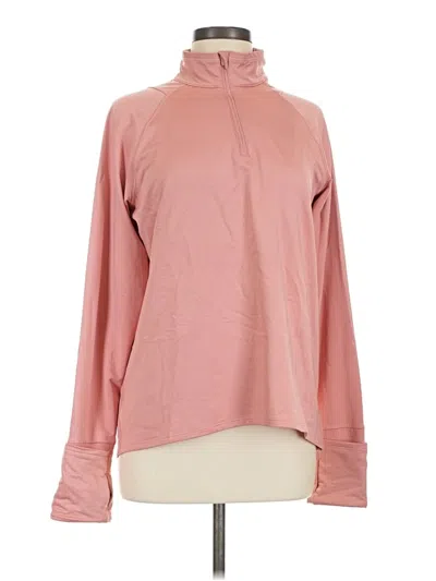 Pre-owned Athleta Turtleneck Sweater In Pink