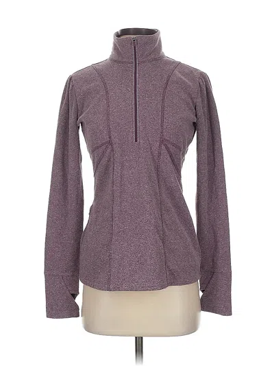 Pre-owned Athleta Turtleneck Sweater In Purple