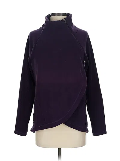 Pre-owned Athleta Turtleneck Sweater In Purple