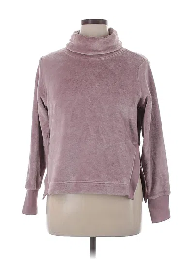 Pre-owned Athleta Turtleneck Sweater In Purple