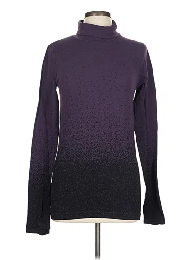 Pre-owned Athleta Turtleneck Sweater In Purple