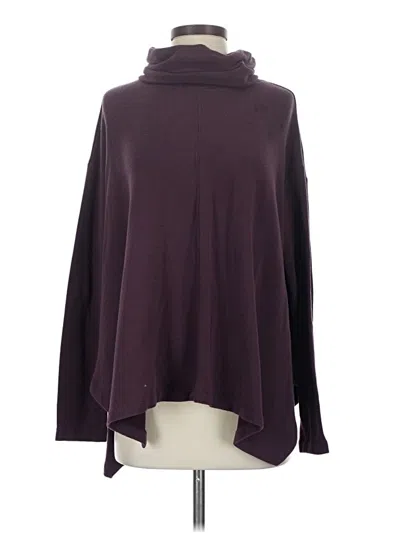 Pre-owned Athleta Turtleneck Sweater In Purple