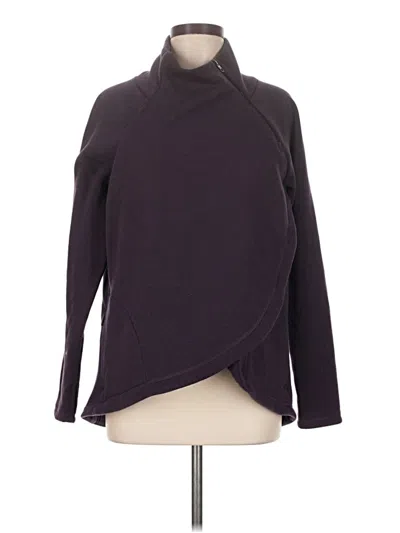 Pre-owned Athleta Turtleneck Sweater In Purple