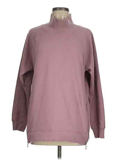 Pre-owned Athleta Turtleneck Sweater In Purple